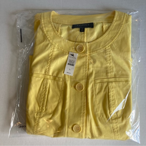 NWT TALBOTS Women’s Top, Suit Top or Light Overcoat Size 10 - Picture 10 of 10